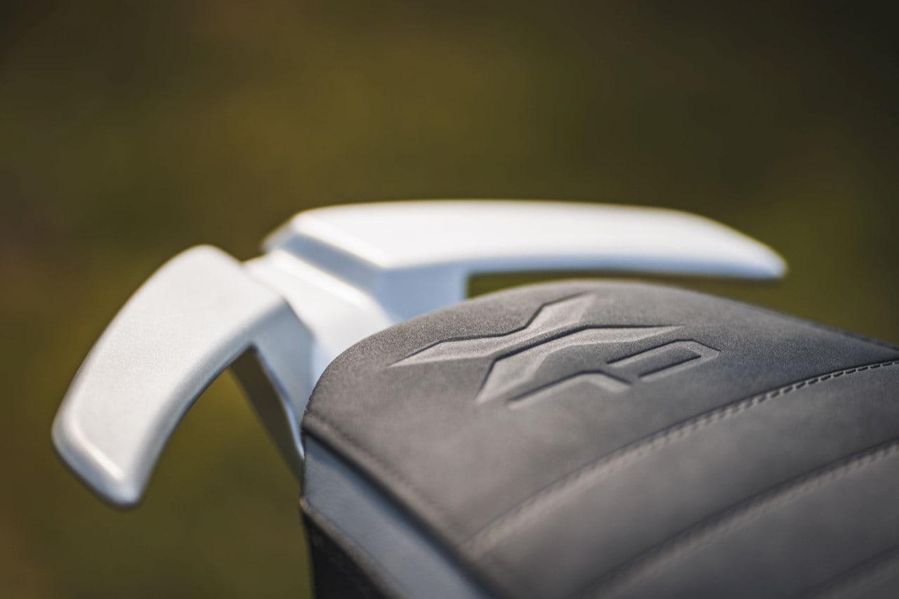 La sella trapuntata della CFMOTO 700CL-X Heritage